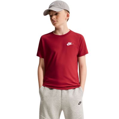 Koszulka dla dzieci Nike Sportswear czerwona FZ5177 608