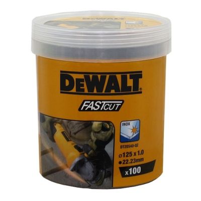 3. TARCZA METAL 125x1,0mm INOX /100szt  DT2054 .DEWALT