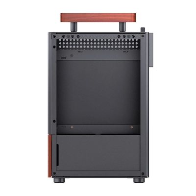 27. Obudowa Jonsbo T6, Mini-Tower, Mini-ITX, Tempered Glass, Holz - czarna