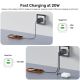 11. UNITEK ŁADOWARKA SIECIOWA 2X GAN USB-C & USB-A 20W CZARNA
