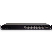 Ubiquiti ES-24-250W przełącznik sieciowy Zarządzany L2/L3 Gigabit Ethernet (10/100/1000) Obsługa PoE 1U Czarny