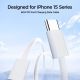 3. Kabel Joyroom Ben Series S-A45 USB-C / USB-C 60W 1 m - biały