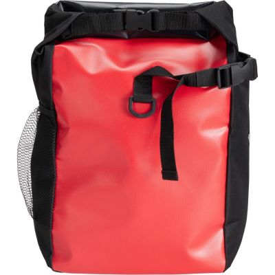 7. SAKWA TORBA ROWEROWA WODOSZCZELNA TYLNA NA BAGAŻNIK CZERWONA 13,5L XQMAX PRO