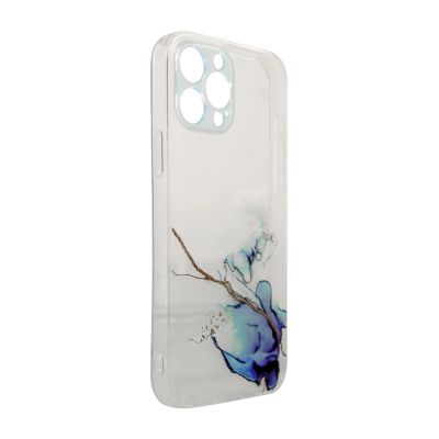 2. Marble Case etui do Samsung Galaxy A12 5G żelowy pokrowiec marmur niebieski
