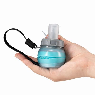 4. Bukłak Rockbros 350017002 soft flask miękki bidon do biegania 500 ml - jasnoniebieski