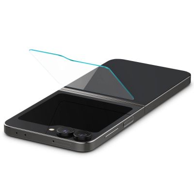 4. Szkło hartowane Spigen Glas.tR EZ Fit na Samsung Galaxy Z Flip 6 - 2 szt.