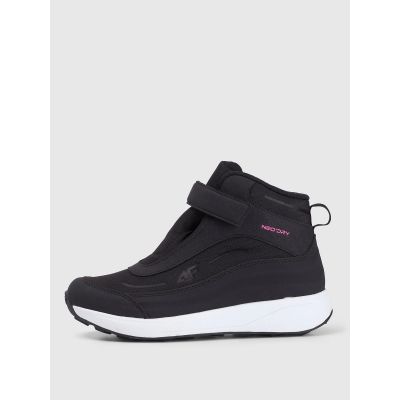 6. Buty zimowe śniegowce z izolacją Primaloft dziewczęce 4F 4FJRAW25FSBSF037-21S