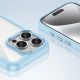 6. Etui Outer Space Case na iPhone 16e / 17e pokrowiec z elastyczną ramką - niebieskie