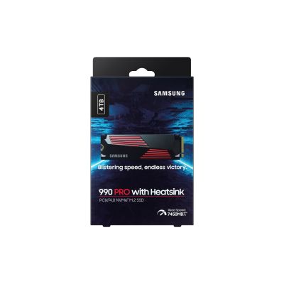9. SSD PCIE G4 M.2 NVME 4TB W/HS/990 PRO MZ-V9P4T0CW SAMSUNG