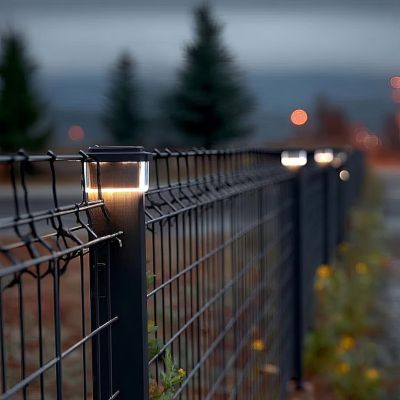 9. GREENBLUE LAMPA SOLARNA LED NA SŁUPEK, 80X80MM, DASZEK KOPERTOWY, 3200K GB127 WW