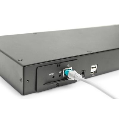 12. Digitus Przełącznik modułowy KVM Cat.5, 8-portowy