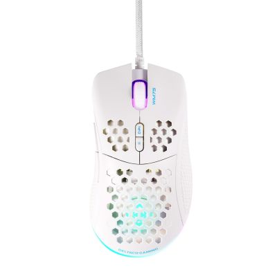 5. Deltaco Gaming GAM-108-W myszka Dla praworęcznych USB Typu-A Optyczny 6400 DPI
