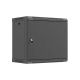 SZAFA INSTALACYJNA RACK WISZĄCA 19" 9U 540X350 CZARNA DRZWI PEŁEN METAL LANBERG (FLAT PACK)