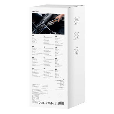 6. Baseus A2Pro odkurzacz samochodowy 6000Pa 80W czarny