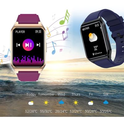 11. Smartwatch Rubicon RNCE89-3 Złoto-Różowy