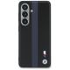 3. Etui BMW Perforated Stripe Logo MagSafe do Samsung Galaxy S26 - niebieskie