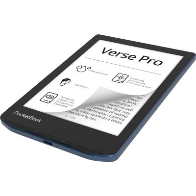 4. Czytnik Ebook PocketBook Verse Pro 634 6" 16GB Wi-Fi Azure Blue