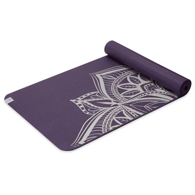 11. Mata do jogi Gaiam Aubergine Medallion 6 mm 63844