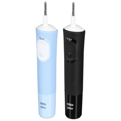 6. Oral-B Vitality Pro Duo Dorosły Obrotowo-pulsacyjna szczoteczka do zębów Czarny, Niebieski, Biały