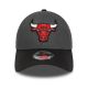 2. Czapka z daszkiem New Era 9FORTY NBA Chicago Bulls Sidepatch Charcoal - 60758984