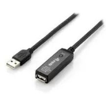 Equip Kabel USB-A2.0->A Akt. Erweiter. St/Bu 15.00m schwarz