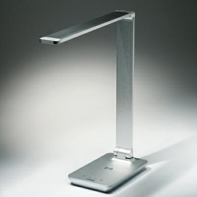 2. TIROSS LAMPKA BIURKOWA 48 SMD LED 10W 580 LUMENÓW /SREBRNA