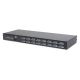 25. Konsola modularna KVM 19'' LCD TFT, 16 portów VGA, touchpad, klawiatura GE, czarny