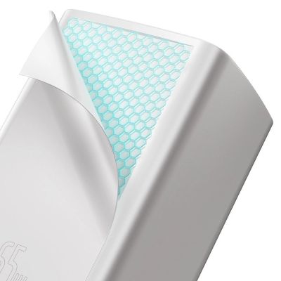 7. Baseus GaN2 Lite szybka ładowarka sieciowa 65W USB / USB Typ C Quick Charge 3.0 Power Delivery (azotek galu) biały (CCGAN2L-B02)