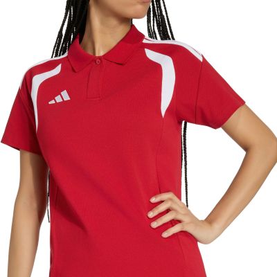 4. Koszulka damska adidas Tiro 26 League Polo czerwona KF9099