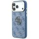 2. Etui Guess 4G & Big Resin Logo na iPhone 17 Pro / 18 Pro - jasnoniebieskie