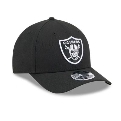 3. Czapka z daszkiem New Era 9FORTY NFL Las Vegas Raiders Team M-Crown Black - 60691819