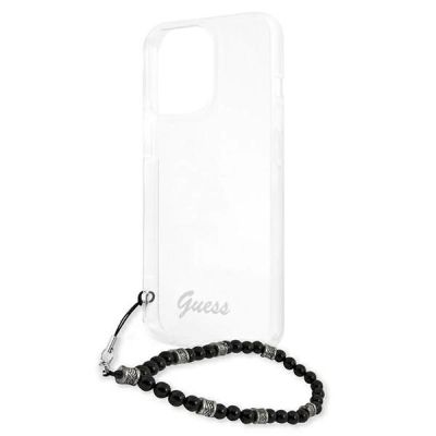 6. Etui Guess Black Pearl na iPhone 13 Pro / iPhone 13 - przezroczyste