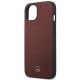 6. Etui Mercedes Leather Stars Pattern na iPhone 13 mini - czerwone