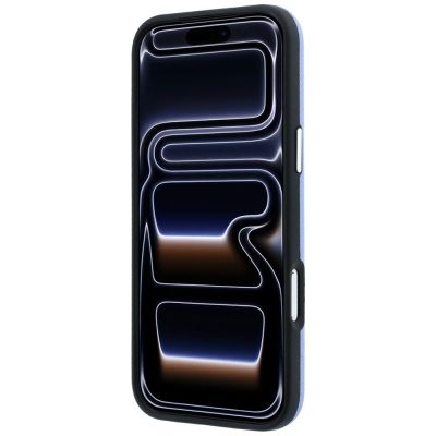 5. Etui Karl Lagerfeld Smooth Big Resin Signature Logo na iPhone 18 Pro / 17 Pro - niebieskie