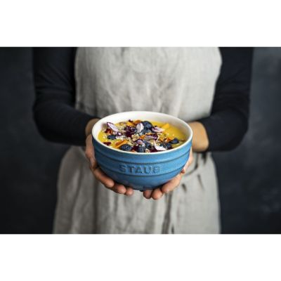 3. Staub Ceramique Zestaw misek 0,7 l Okrągły Ceramika Turkusowy 4 szt.