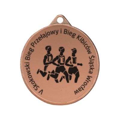 Medal stalowy grawerowany laserem- RMI