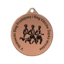 Medal stalowy grawerowany laserem- RMI