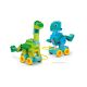 15. LEGO DUPLO 10451 3w1 Dinozaury na kółkach
