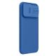 3. Pancerne etui Nillkin CamShield Pro Magnetic Case do iPhone 15 Pro Max z osłoną na aparat - niebieskie