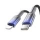 2. Kabel Joyroom S-A42 Crystal-Clear Series 30W USB-C - Lightning 1,2m - czarny