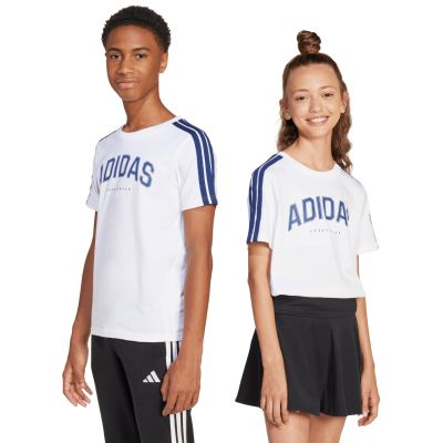 Koszulka dla dzieci adidas Codes Collegiate Graphic biała JI6674