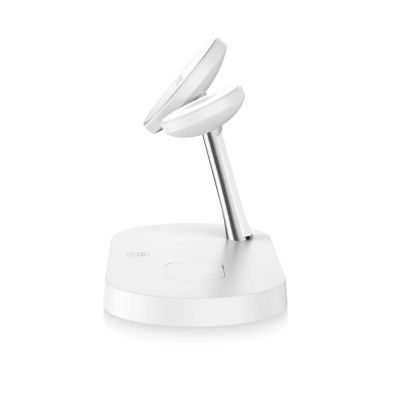 4. Ładowarka Tech-Protect A12 indukcyjna 3w1 MagSafe na smartfon / słuchawki / smartwatch - biała