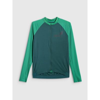 10. Longsleeve kolarski z filtrem UPF50+ męski 4F 4FRSS26TFLOM649-41S