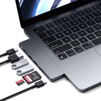 6. Hub Satechi Type-C Pro Hub Slim gwiezdna szarość - Smukła obudowa