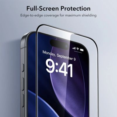 5. Szkło hartowane ESR UltraFit Tempered Glass 2-pack na iPhone 17 Pro Max - przezroczyste