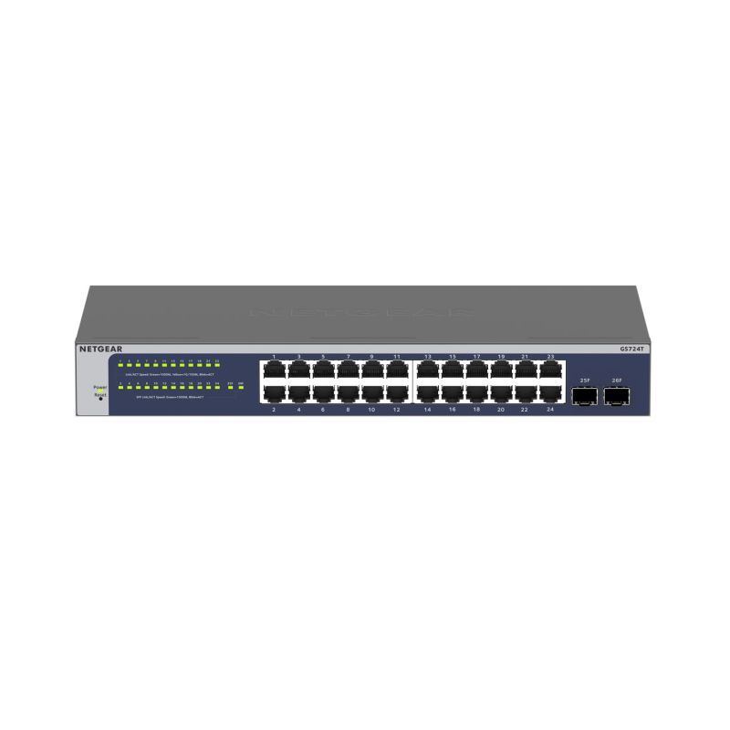 2. Switch Netgear GS724Tv6 26p  Managed Gigabit