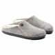 8. Kapcie męskie/damskie ocieplane Birkenstock Zermatt Light Gray z wełnianego filcu regular szerokie (1015092)