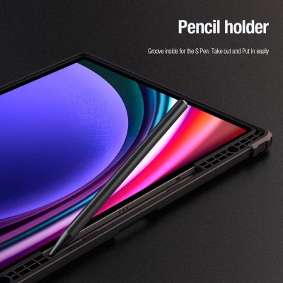 21. Etui Nillkin Bumper Leather Case Pro na Samsung Galaxy Tab S9+ - czarne