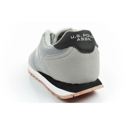 5. U.S Polo Assn buty sportowe sneakersy męskie modne wygodne szare