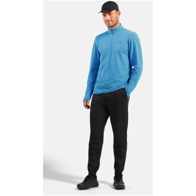 3. Bluza z półgolfem męska Odlo Mid layer 1/2 zip ESSENTIAL THERMAL niebieska